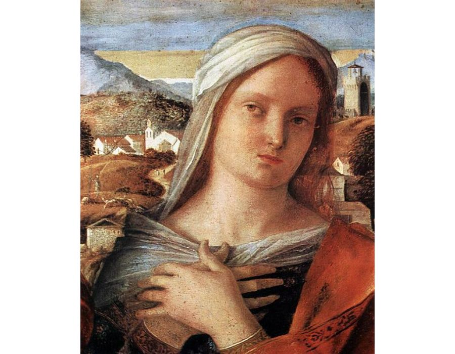 Madonna and Child with St John the Baptist and a Saint (detail) 2

