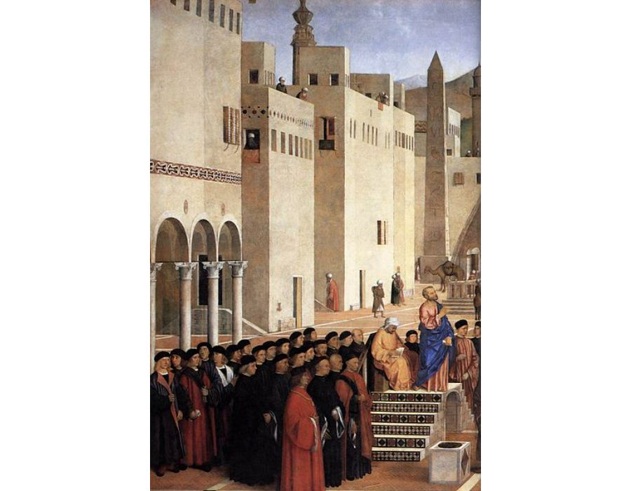 Sermon of St Mark in Alexandria (detail)

