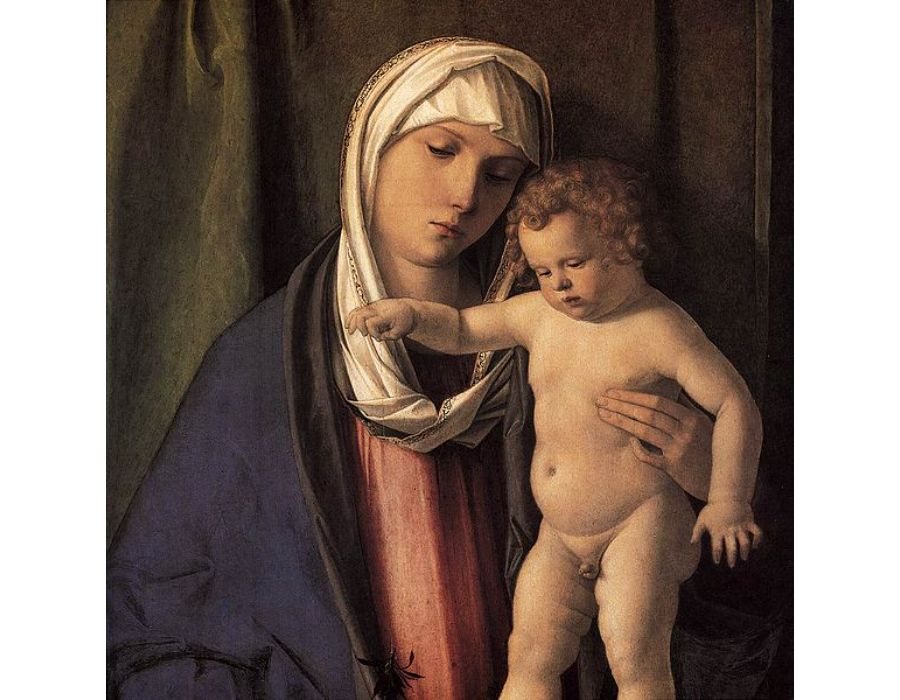 Virgin and Child (detail)
