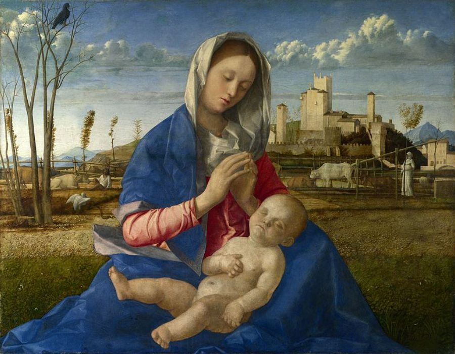 Madonna of the Meadow (Madonna del prato) 1505
