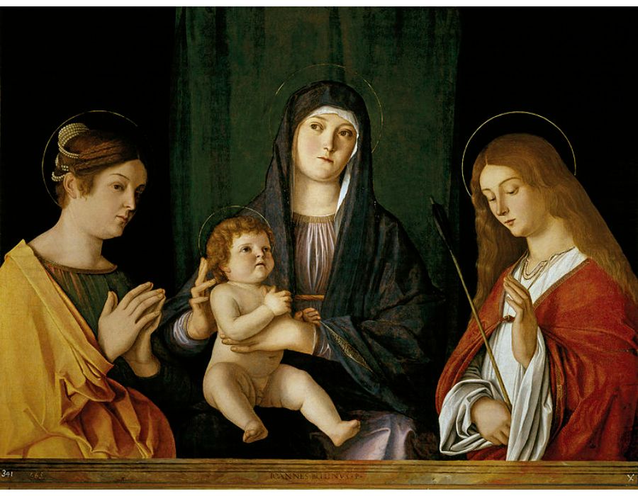 The Virgin and Child with Two Saints 1490