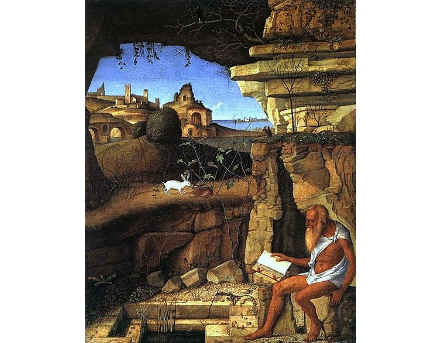 Saint Jerome Reading 1505
