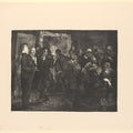 Artists Judging Works Of Art, Second State 