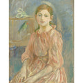 The Artists Daughter With A Parakeet 1890