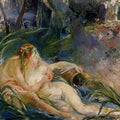 Two Nymphs Embracing