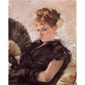 Woman with a Fan (Head of a Girl) 1876