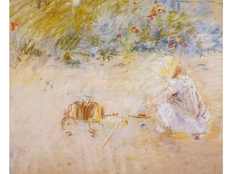 Child Playing in the Garden 2