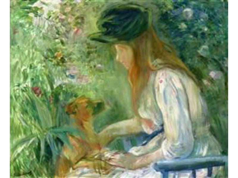 Girl with Dog 2