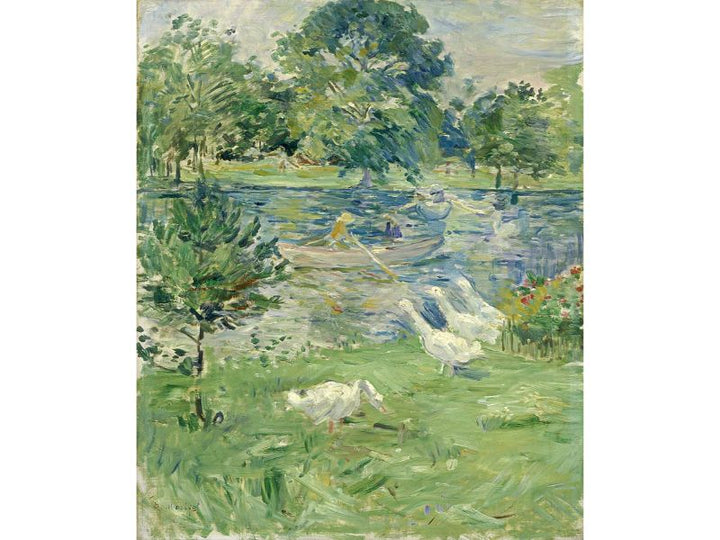 Girl in a Boat, with Geese 1889
