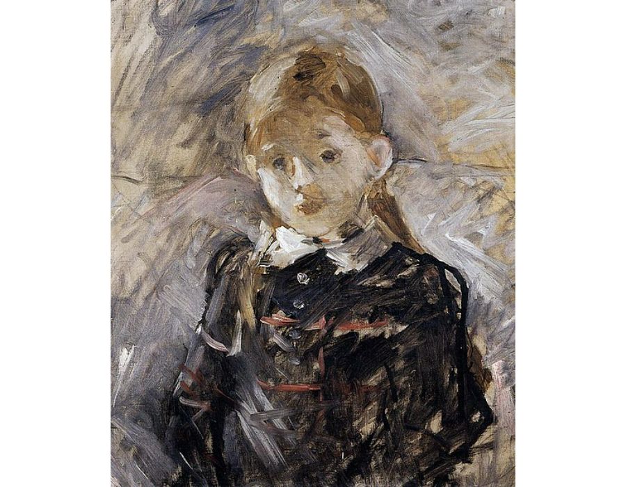 Little Girl With Blond Hair