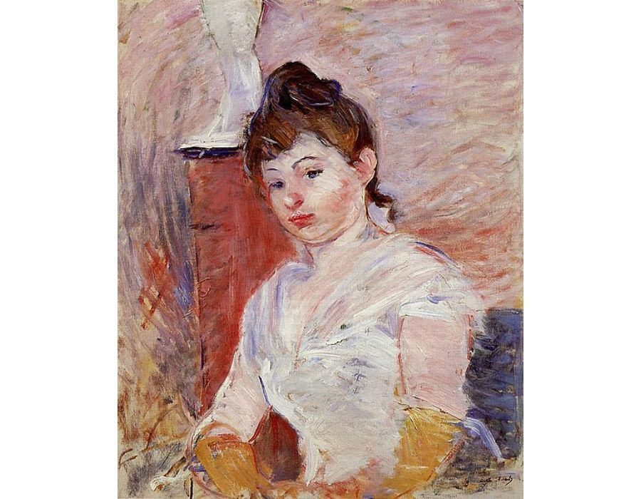 Young Girl in White