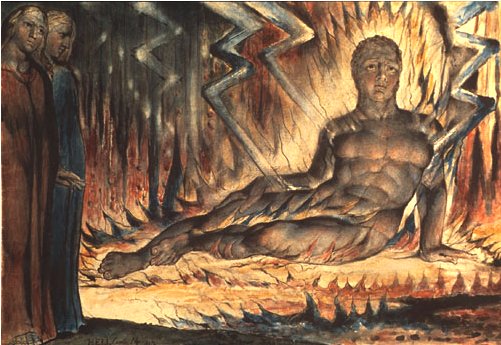 Inferno, Canto XIV, 46-72, Capaneus the Blasphemer 