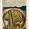 Book of Urizen- the creation of Urizen in material form by Los, 1794 