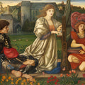 Chant d'Amour (Song of Love) Painting by Edward Burne-Jones