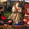 Le Chant d'Amour (Song of Love) Painting by Edward Burne-Jones