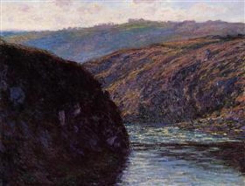 Valley Of The Creuse Afternoon Sunlight 