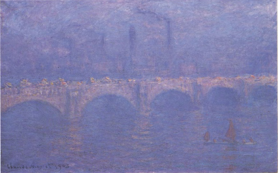 Waterloo Bridge Hazy Sun