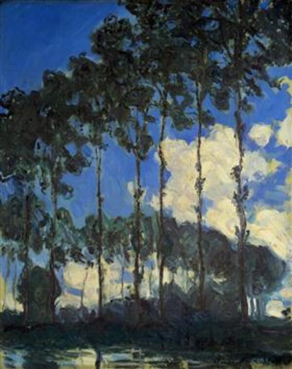 Poplars On The Banks Of The Epte 