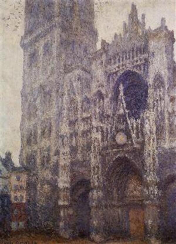 Rouen Cathedral, the Portal, Grey Weather 