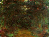 The Path Under The Rose Trellises Giverny2 artwork preview