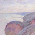 On The Cliff Near Dieppe Overcast Skies 