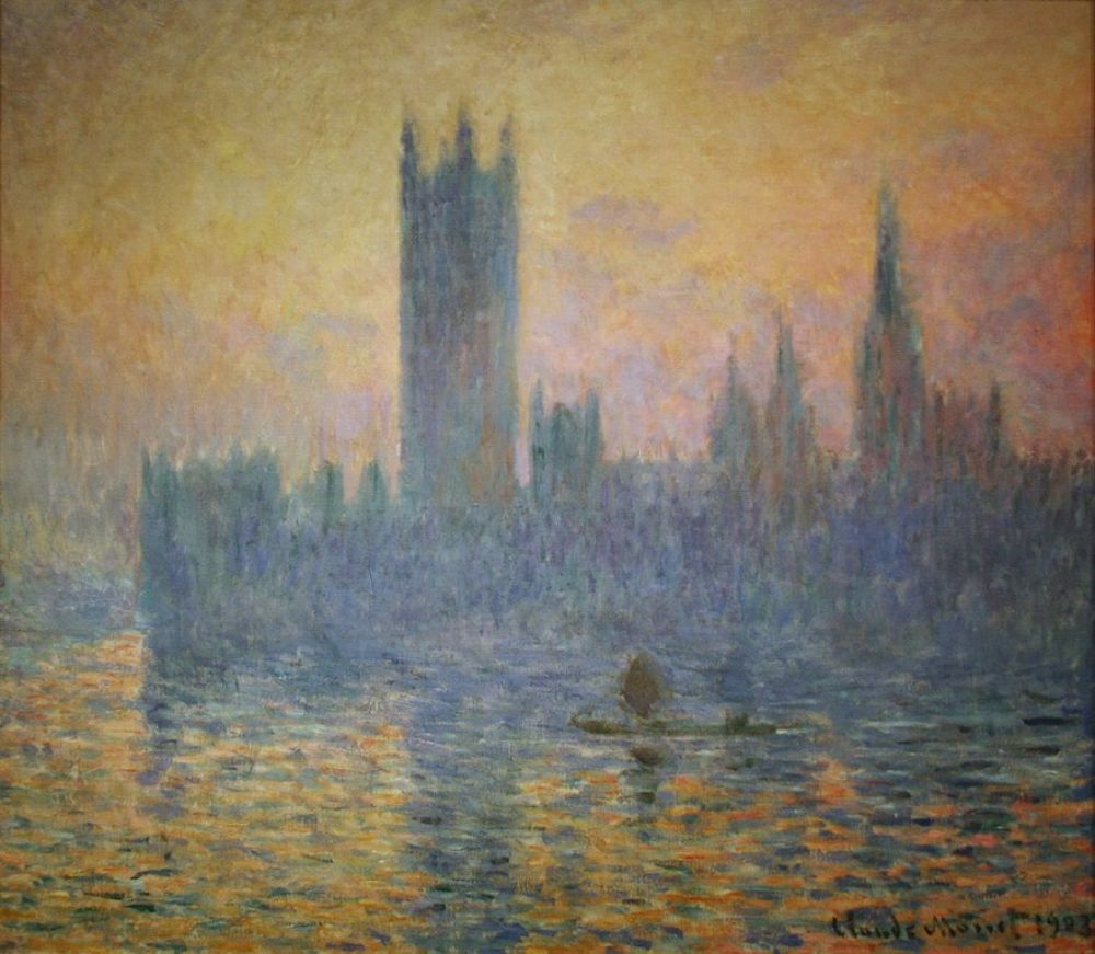 The Houses of Parliament, Sunset 