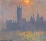 Houses of Parliament, Effect of Sunlight in the fog artwork preview