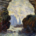 The Rock Needle Seen Through The Porte D Aumont 