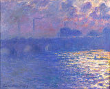Waterloo Bridge, Effect of Sun in the Mist artwork preview