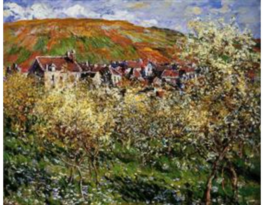 Apple Trees In Blossom