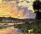 The Seine at Bougeval, Evening artwork preview