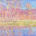 Arbres Au Bord De L'Eau. Printemps A Giverny 