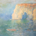 Etretat, La Manneporte, Reflections on the Sea 