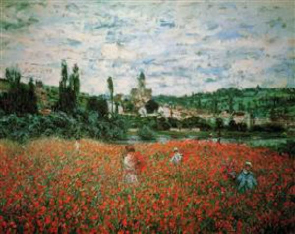 Poppy Field Near Vetheuil 
