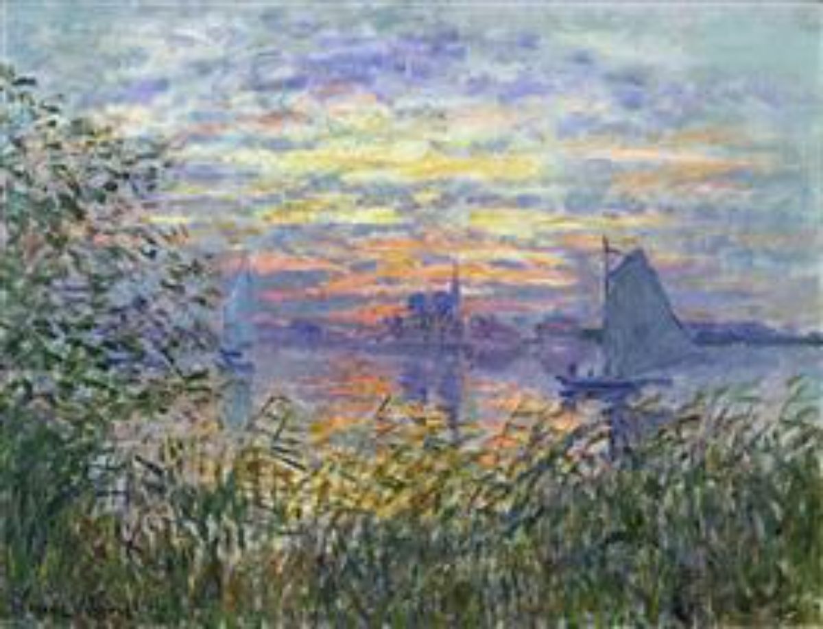 Sunset on the Siene 