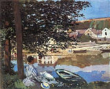 River Scene At Bennecourt artwork preview