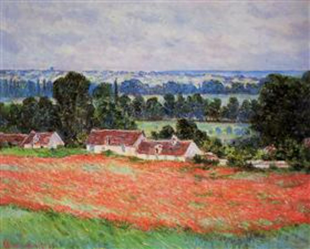 Poppy Field At Giverny 
