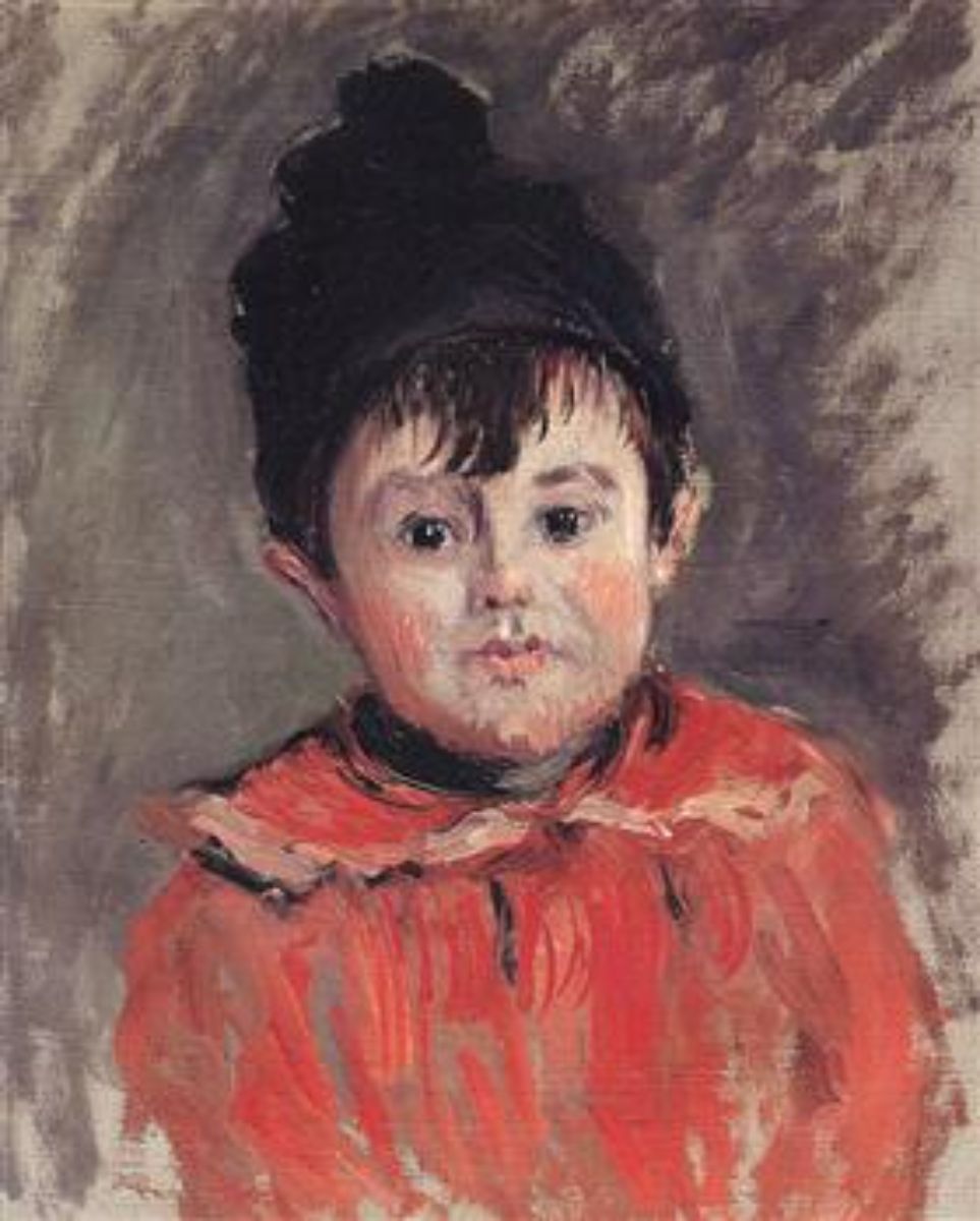 Portrait of Michael with Hat and Pom Pom 