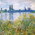 Flowers on the Banks of Seine near Vetheuil 