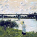 The Promenade near the Bridge of Argenteuil 