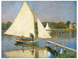Sailing At Argenteuil artwork preview