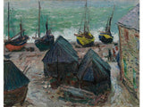 Boats On The Beach At Etretat2 artwork preview