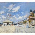 The Boardwalk On The Beach At Trouville 