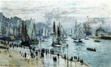 Fishing Boats Leaving The Port Of Le Havre artwork preview