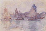 Boats In The Port Of Le Havre artwork preview