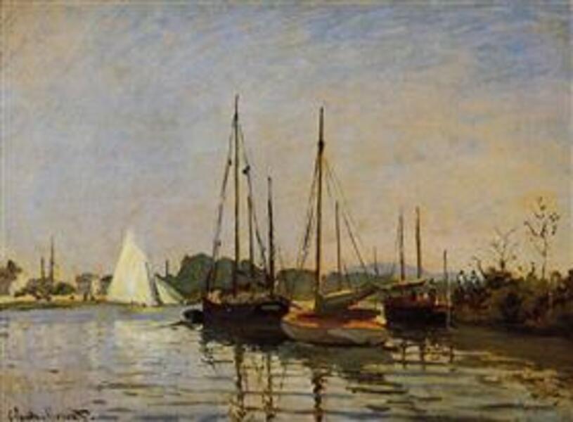 Pleasure Boats At Argenteuil