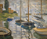 Sailboats on the Seine artwork preview