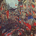 Rue Saint-Denis on the national holiday 