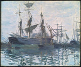 Study Of Boats Aka Ships In Harbor artwork preview