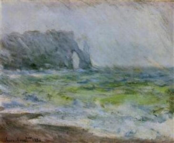 Etretat In The Rain 